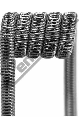 Спираль Staggered Fused SS316L 0.5мм 0.16 Ом Спираль Staggered Fused SS316L 0.5мм 0.16 Ом