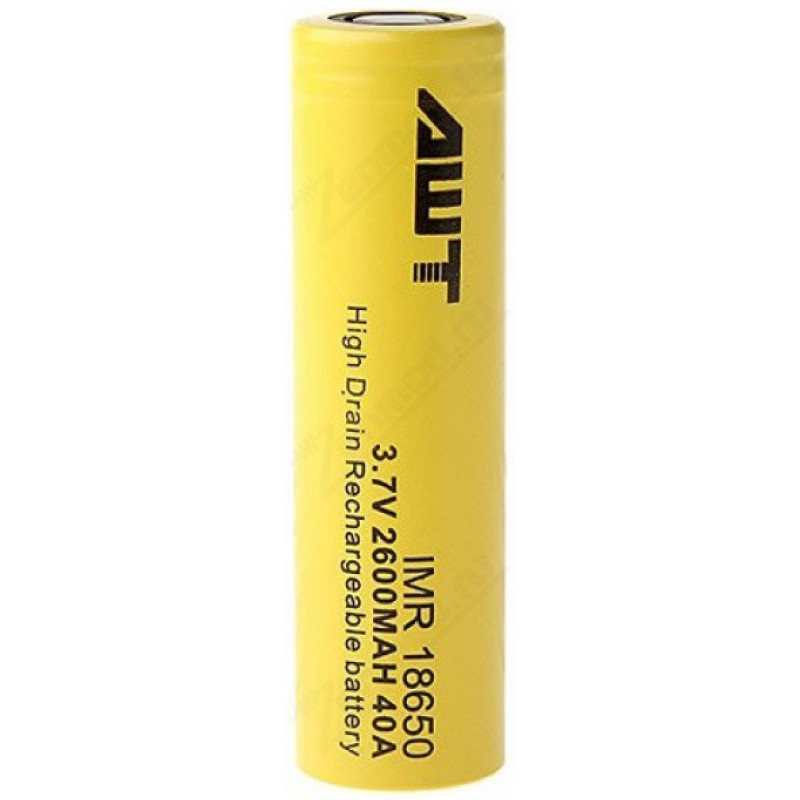 Фото и внешний вид — AWT 18650 2600mAh 40A