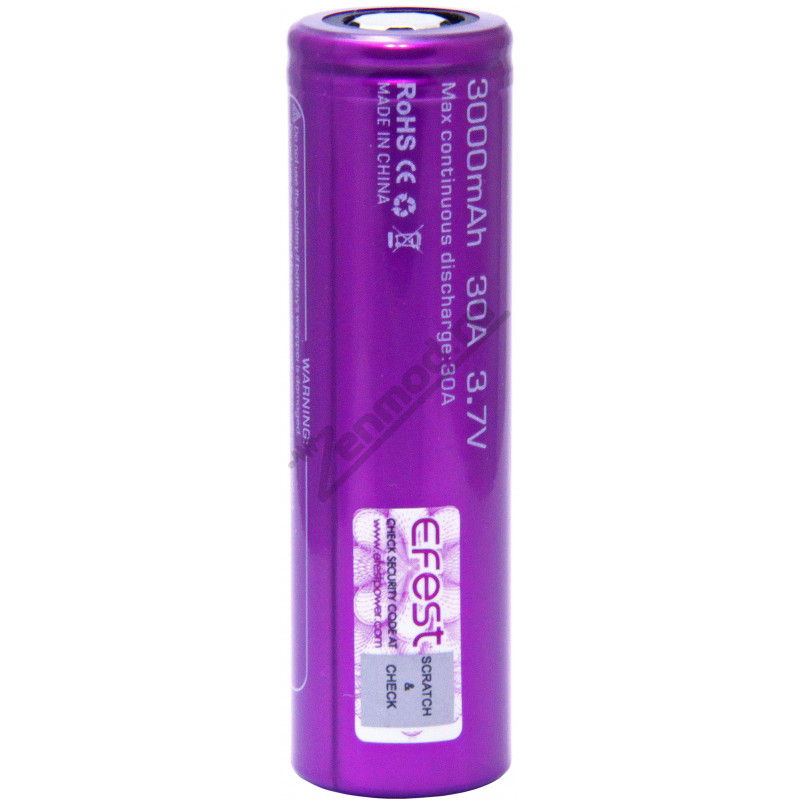Фото и внешний вид — Efest 20700 3000mAh 30A