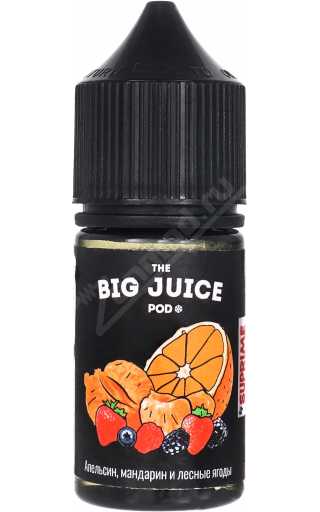 BIG JUICE POD SALT - Апельсин-мандарин и лесные ягоды 30мл