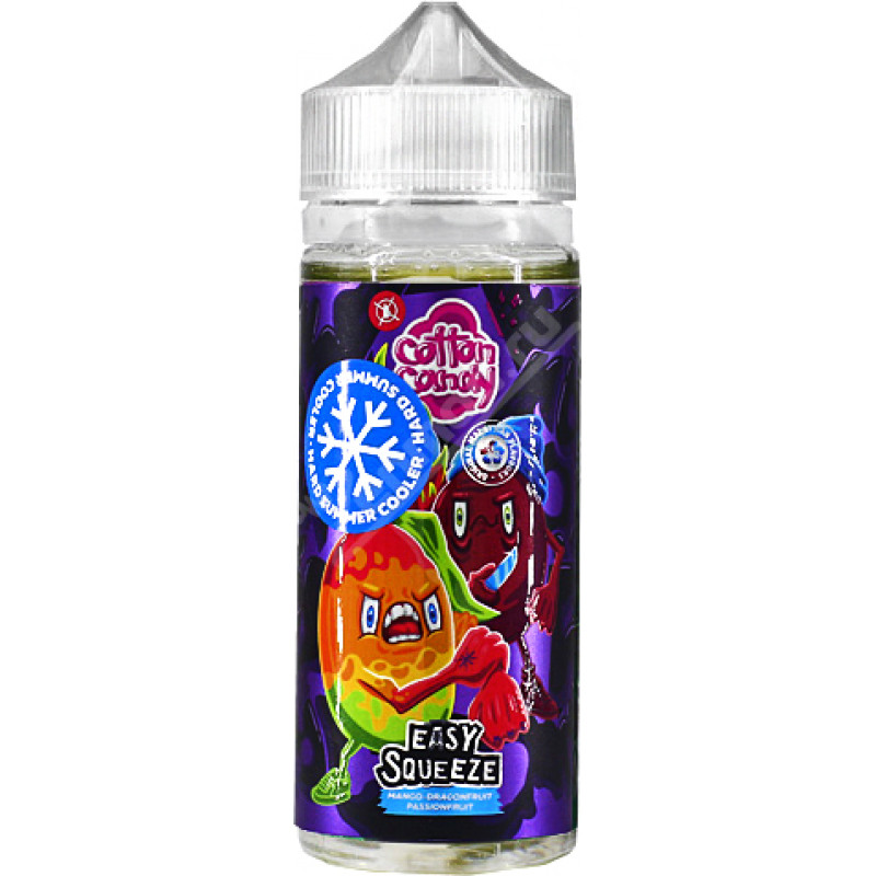 Фото и внешний вид — CC EASY SQUEEZE EXTRA - Mango-Dragonfruit-Passionfruit 120мл