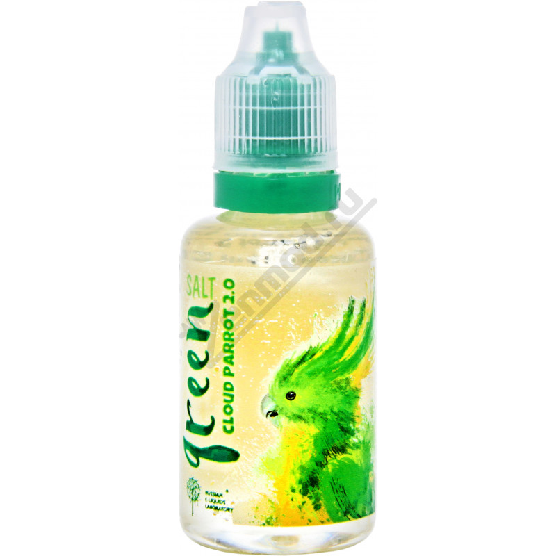 Фото и внешний вид — Cloud Parrot 2.0 SALT - Green 30мл