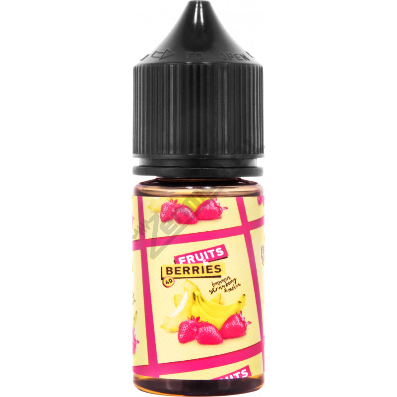 Фото и внешний вид — Fruits & Berries SALT - Banana Strawberry Melon 30мл