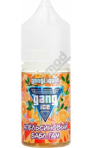 Gang ICE SALT - Апельсиновый Бабл Гам 30мл