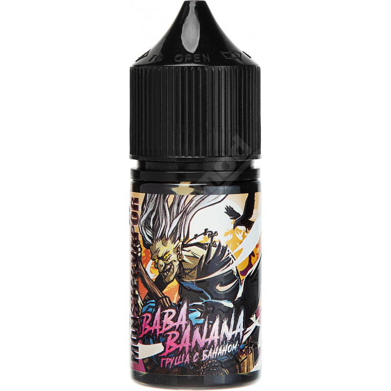 Фото и внешний вид — Monstervapor SALT - Baba Banana 30мл