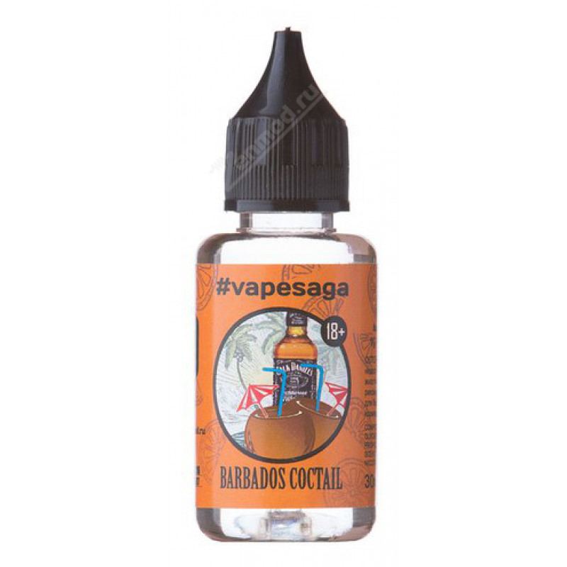 Фото и внешний вид — Vapesaga - Barbados Coctail 30мл