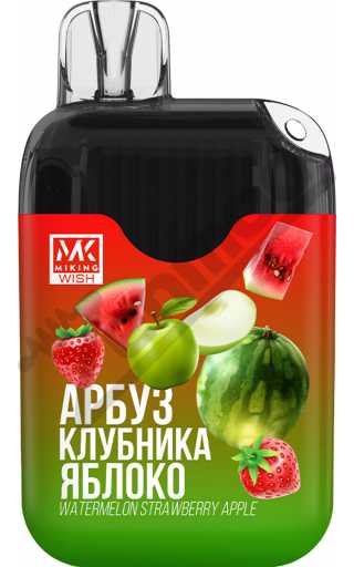 MIKING WISH 6000 - Арбуз Клубника Яблоко