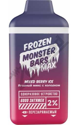 Frozen Monster Bars Max 6000 - Mixed Berry Ice