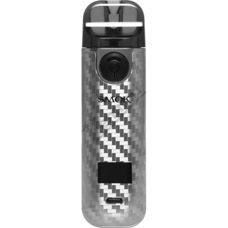 Фото и внешний вид — SMOK NOVO 4 KIT Silver Carbon Fiber