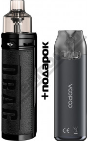 VooPoo DRAG S Classic + Vmate Pod Grey Gift Set